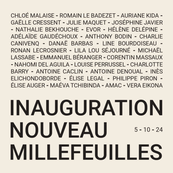 Inauguration Nouveau Millefeuilles